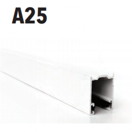 Guide in alluminio per tapparelle A25