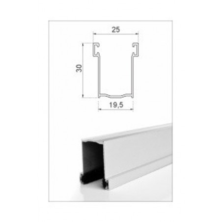 Guida in alluminio per tapparelle - Guide serrande A30